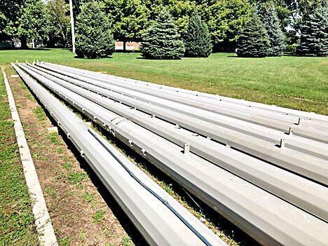 G-LR softball field light poles
